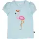 Tricou bleu Flamingo pentru copii