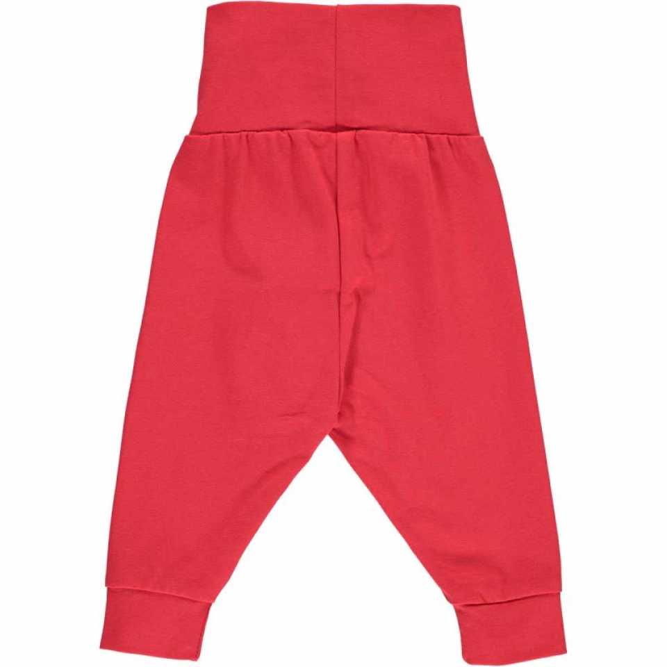 Pantaloni Alfa Funky roșii pentru bebeluși