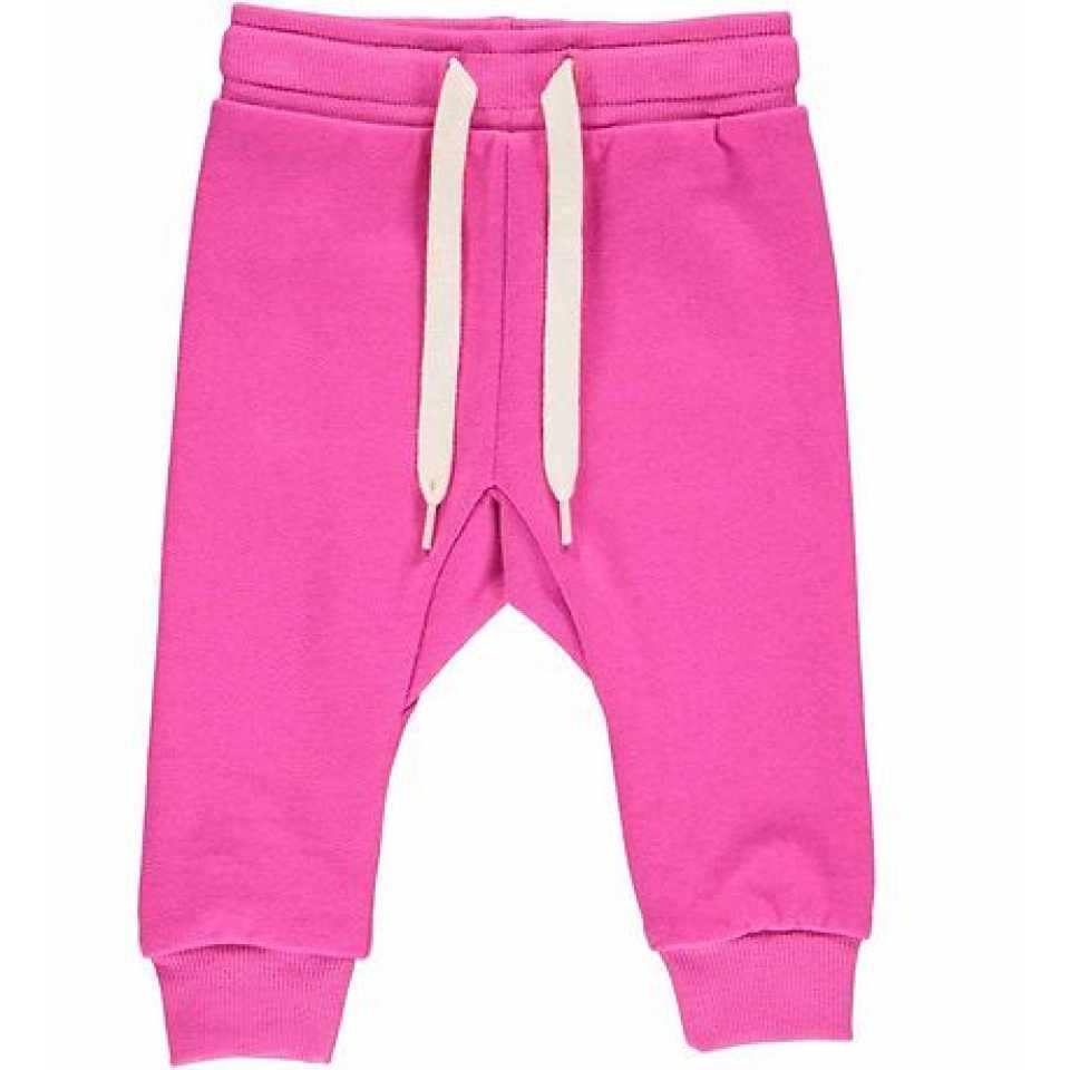 Pantaloni de trening pentru bebeluși în nuanța fucsia