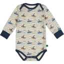 Body Submarine cu mânecă lungă, crem