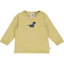 Bluza cu imprimeu dragon, verde, cu mânecă lungă