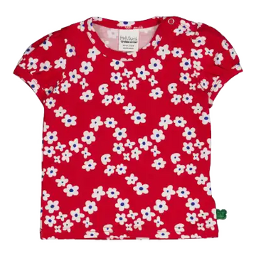 Tricou Gladly, roșu salsa