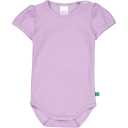 Body lila rib cu mânecă scurtă