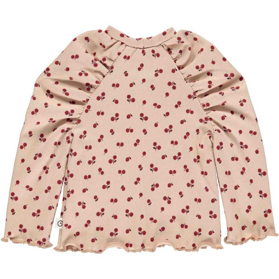 Bluza Berry cu mânecă lungă, roz spa