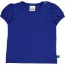 Tricou Alfa cu mâneci bufante, albastru