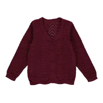 Cardigan tricotat Knit Needle Out, mov