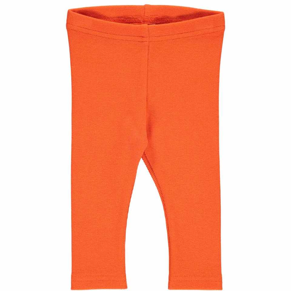 Colanți Alfa Rib, portocaliu mandarină