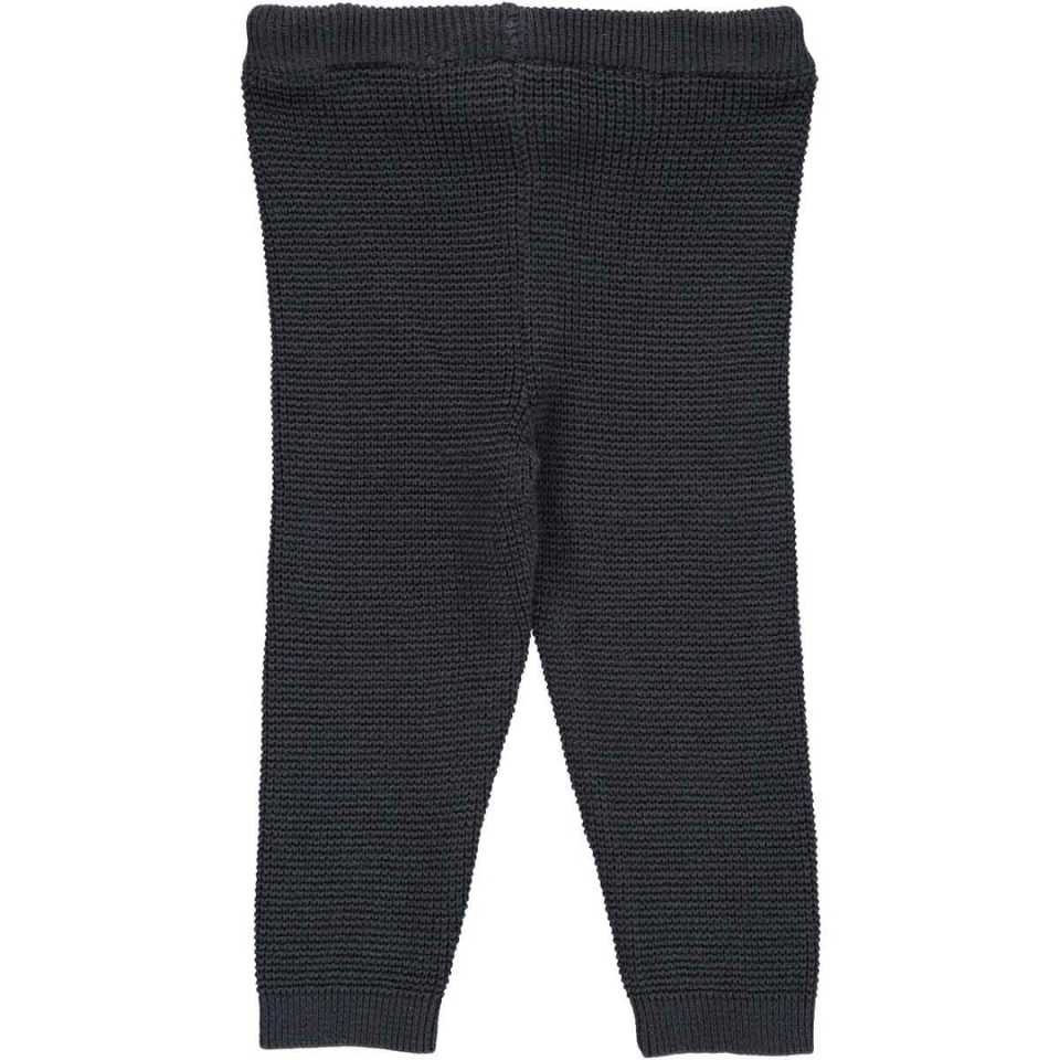 Pantaloni tricotați, albastru închis