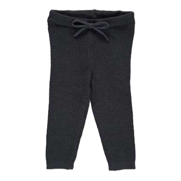 Pantaloni tricotați, albastru închis