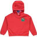 Hanorac cu imprimeu ciuperci, roșu lollipop