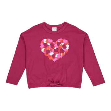 Bluza cu imprimeu inimi