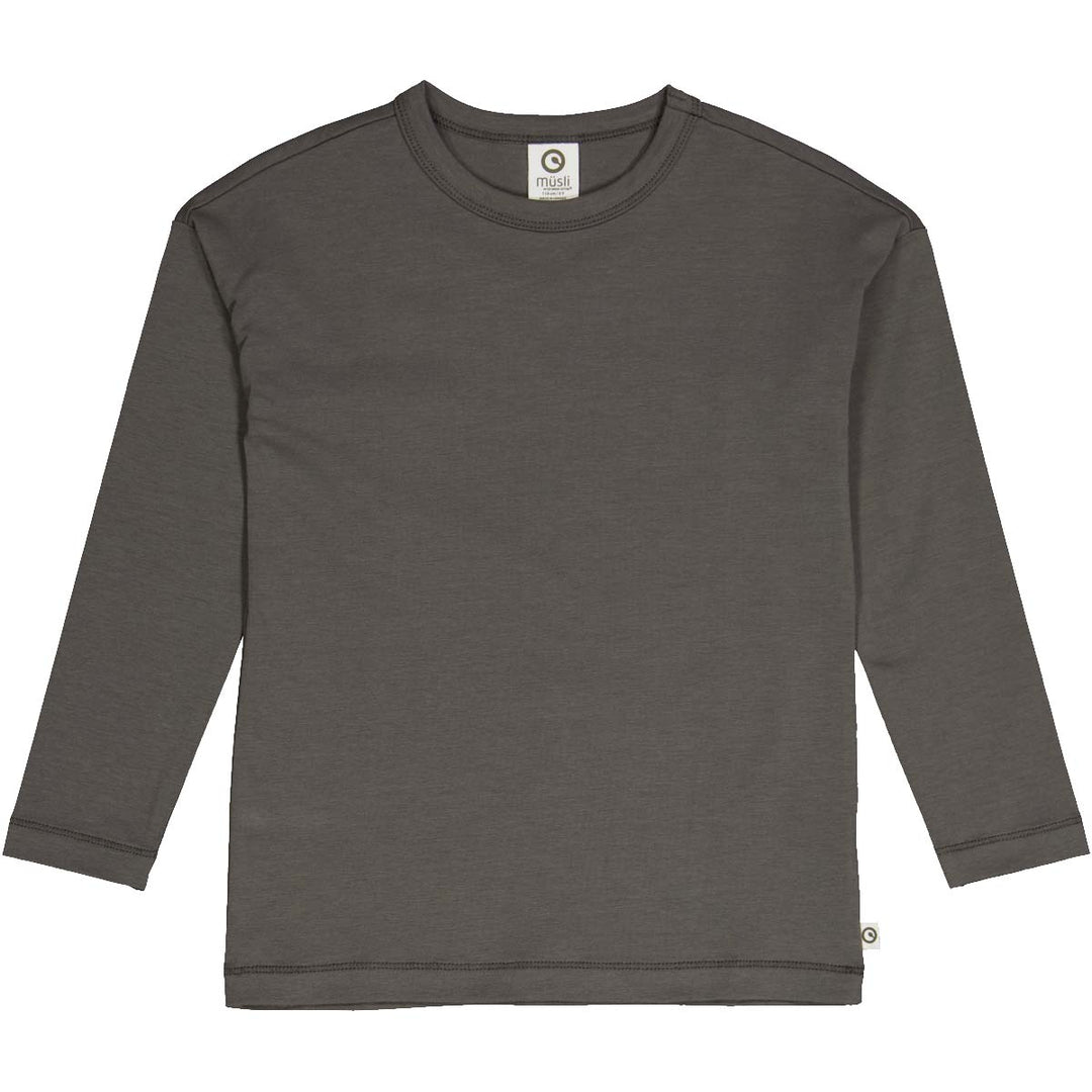 Bluză cu mânecă lungă Cozy Me gri