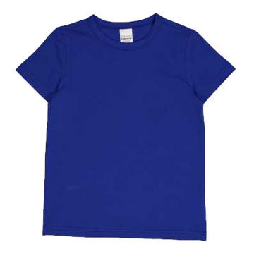 Tricou Alfa cu mânecă scurtă, albastru surf