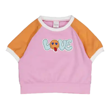 Tricou College Raglan, pastel