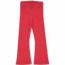 Pantaloni Alfa Rib Evazați – roșu lollipop