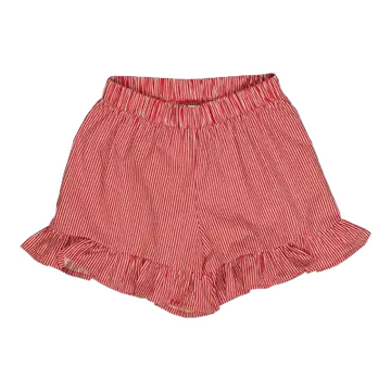 Pantaloni scurți din poplin cu volane