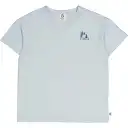 Tricou bleu cu imprimeu Camping