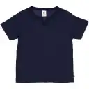 Tricou Waffle, albastru închis