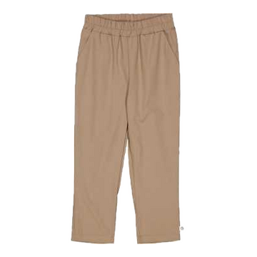 Pantaloni bej chino din poplin