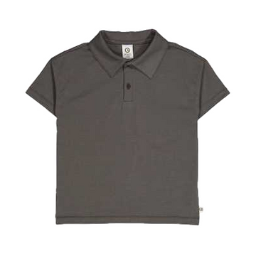 Tricou Cozy Me cu guler, gri