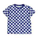 Tricou Racing alb și albastru