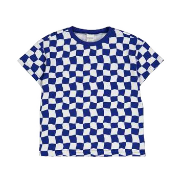 Tricou Racing alb și albastru