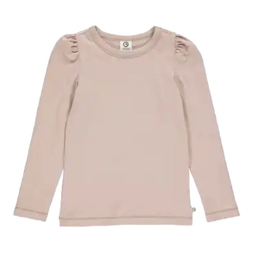 Bluza roz pal cu umeri bufanți