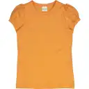 Tricou cu mâneci bufante Alfa, portocaliu