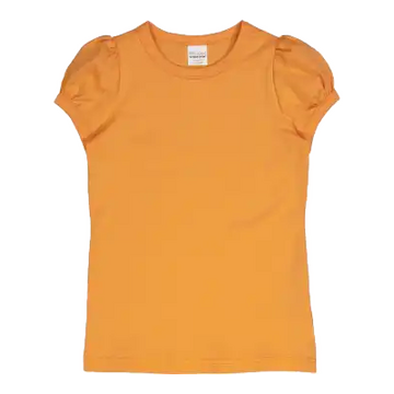 Tricou cu mâneci bufante Alfa, portocaliu