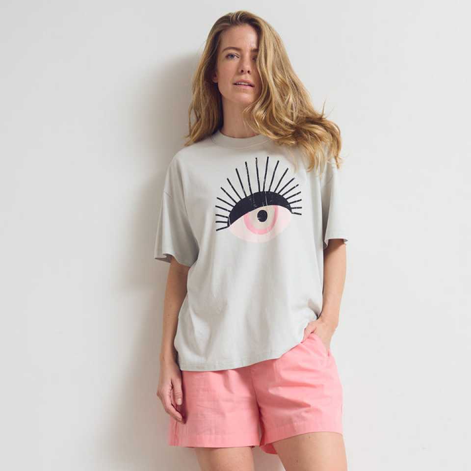 Pantaloni scurți Poplin, roz bubblegum