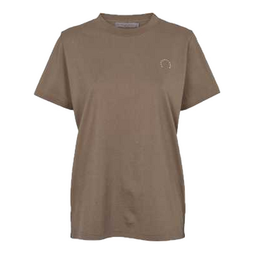 Tricou maro din bumbac organic