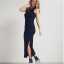 Rochie Wave Rib, negru