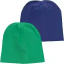 Set format din două căciulițe (albastru și verde) pentru copii