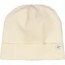 Căciuliță beanie crem pentru copii din bumbac organic