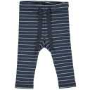 Pantaloni cu dungi rib pentru copii, albastru și verde