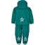 Set de ploaie format din geaca si pantaloni salopeta, verde cucumber