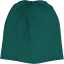 Set 2 căciulițe beanie pentru bebeluși din bumbac organic, verde și albastru