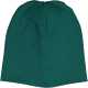 Set 2 căciulițe beanie pentru bebeluși din bumbac organic, verde și albastru