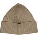 Căciuliță tricotată pentru bebeluși din bumbac organic, bej cashew