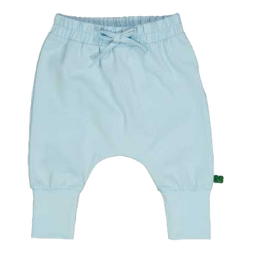 Pantaloni Alfa Volume din bumbac organi, bleu