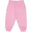Pantaloni de trening pentru bebeluși din bumbac organic – roz intens