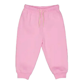Pantaloni de trening pentru bebeluși din bumbac organic – roz intens