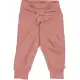 Pantaloni cu fundiță din bumbac organic, roz daydream