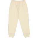 Pantaloni de trening pentru bebeluși din bumbac organic, crem