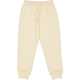 Pantaloni de trening pentru bebeluși din bumbac organic, crem