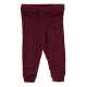 Pantaloni tricotați pentru bebeluși din bumbac organic, fig