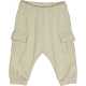 Pantaloni cargo pentru bebeluși din bumbac organic, verde deschis