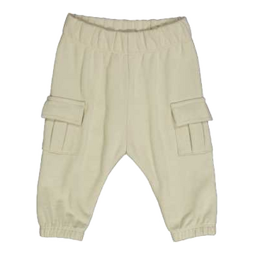 Pantaloni cargo pentru bebeluși din bumbac organic, verde deschis
