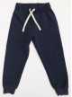 Pantaloni groși tip trening din bumbac, bleumarin