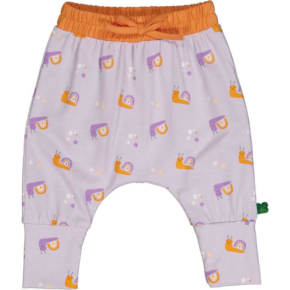 Pantaloni bufanți și imprimeu melc, lavandă